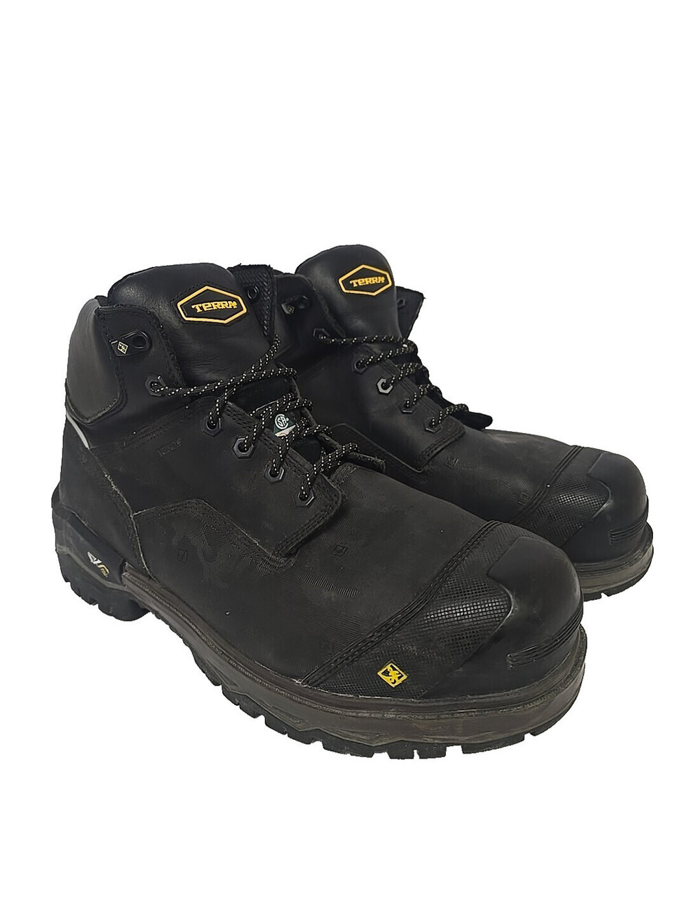 Terra Men's TR0A4T8VBLK Gantry 6" Composite Toe CSA Work Boot Black Size 12W